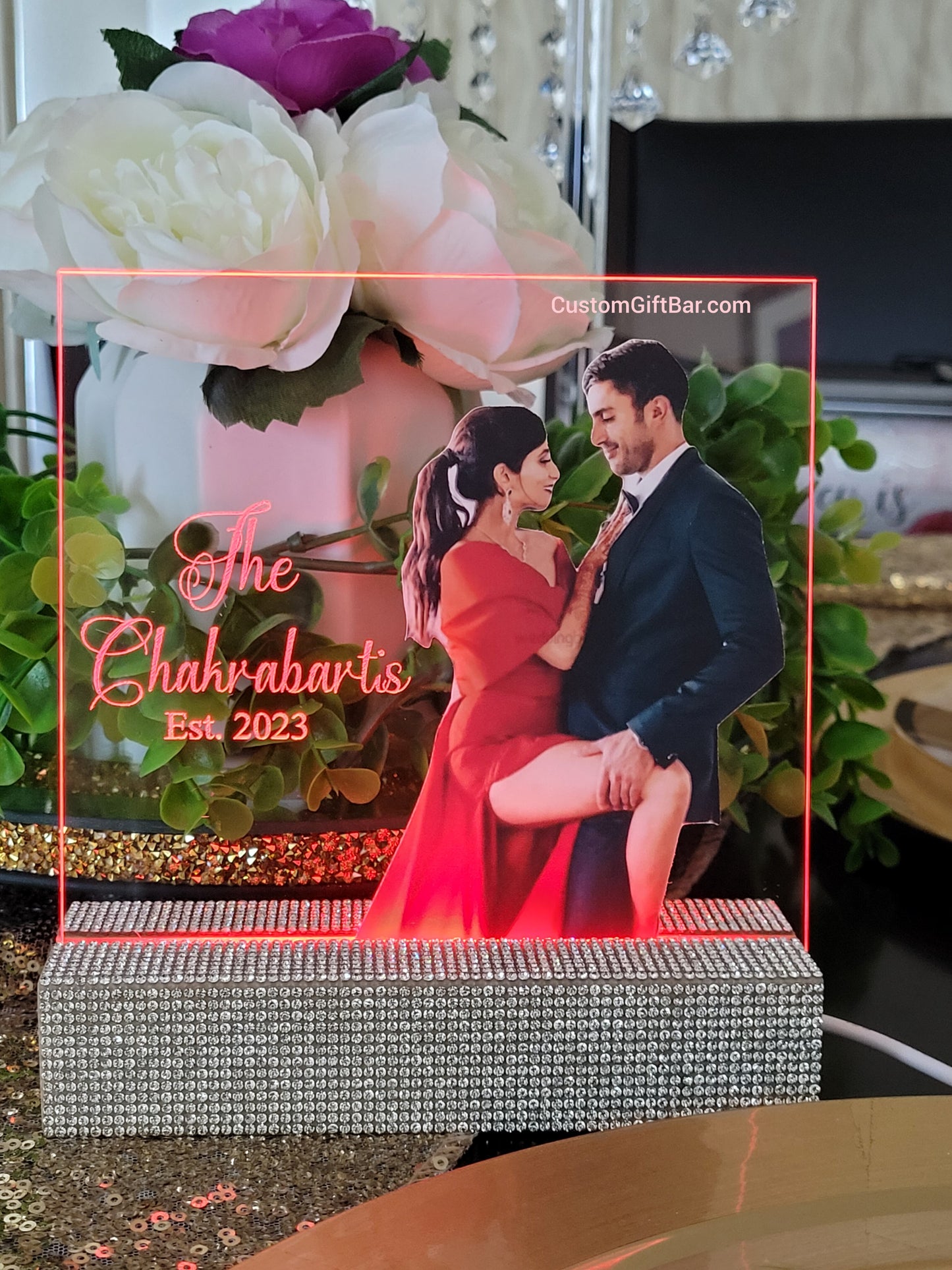 Wedding Engagement Photo Light Mini Sign