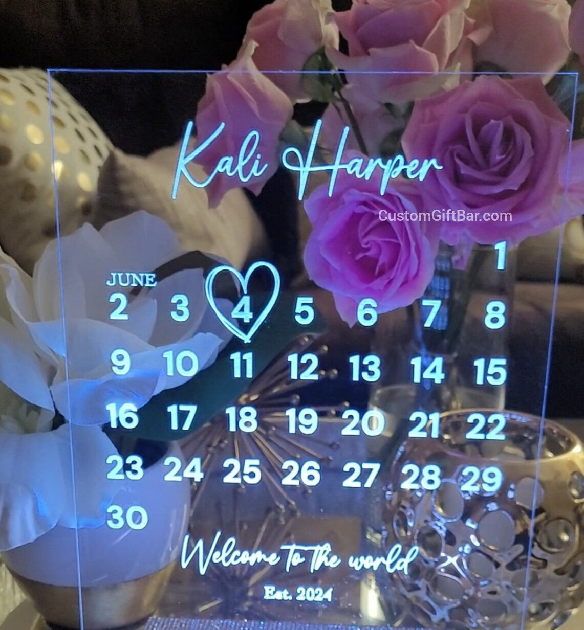 Custom Special Date LED Sign