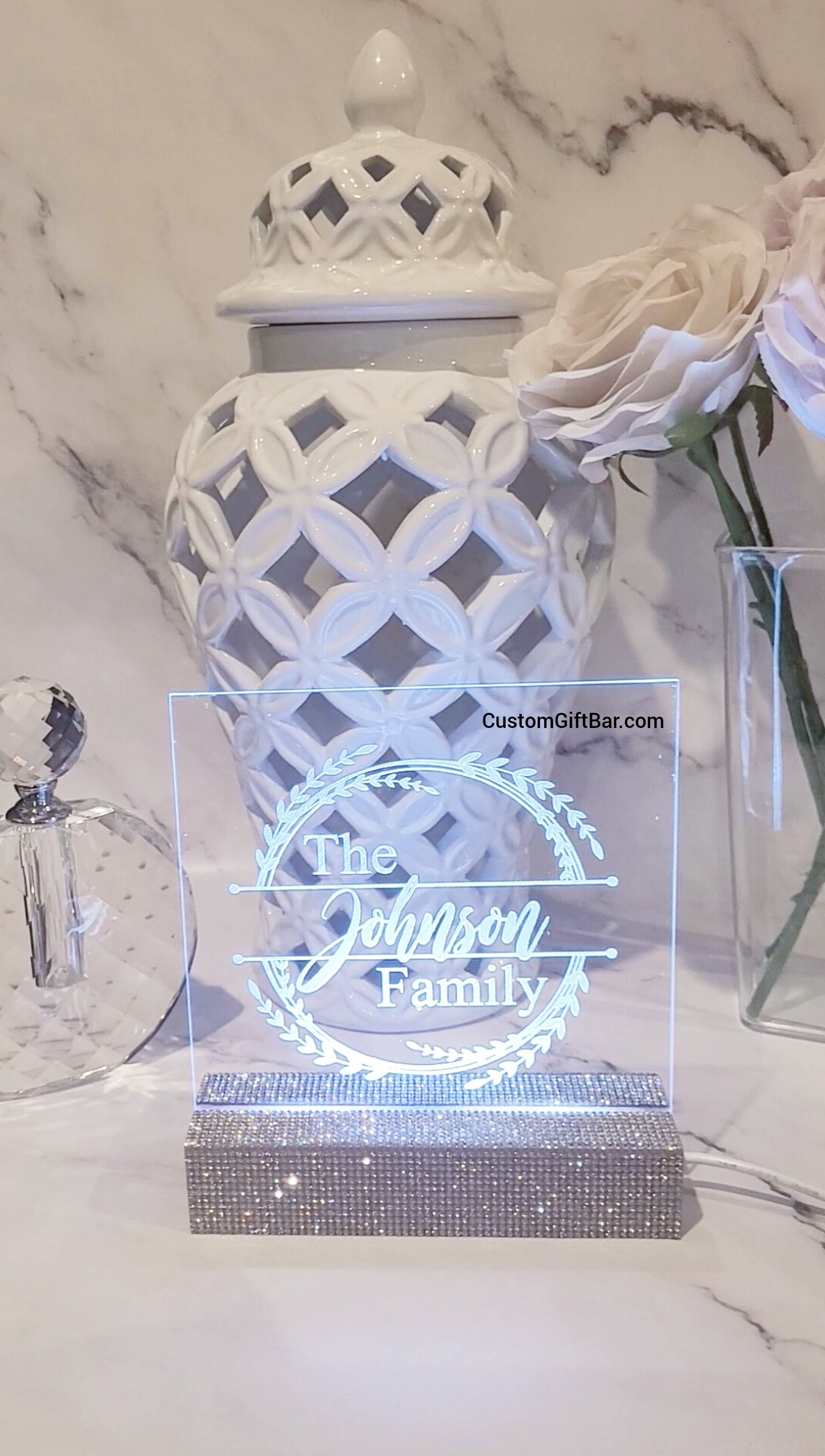 Personalized Family Name LED Light Sign