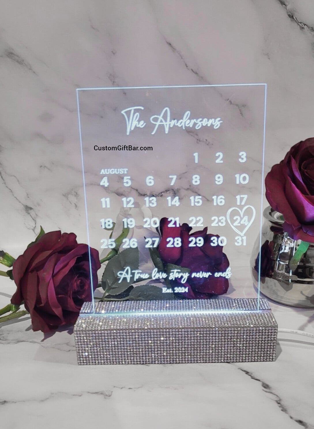 Custom Special Date LED Sign