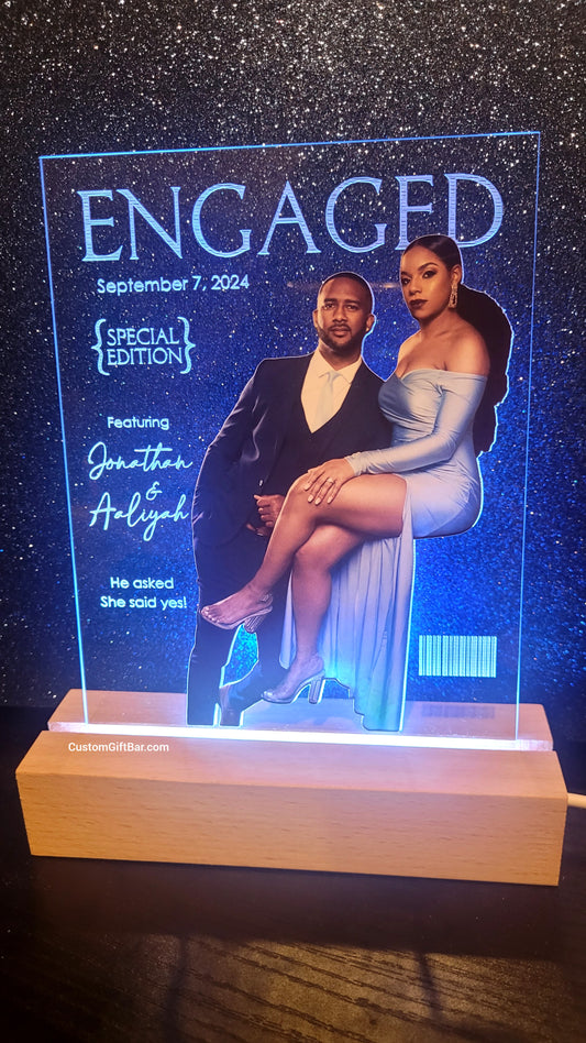 Engaged Magazine Cover LED Light