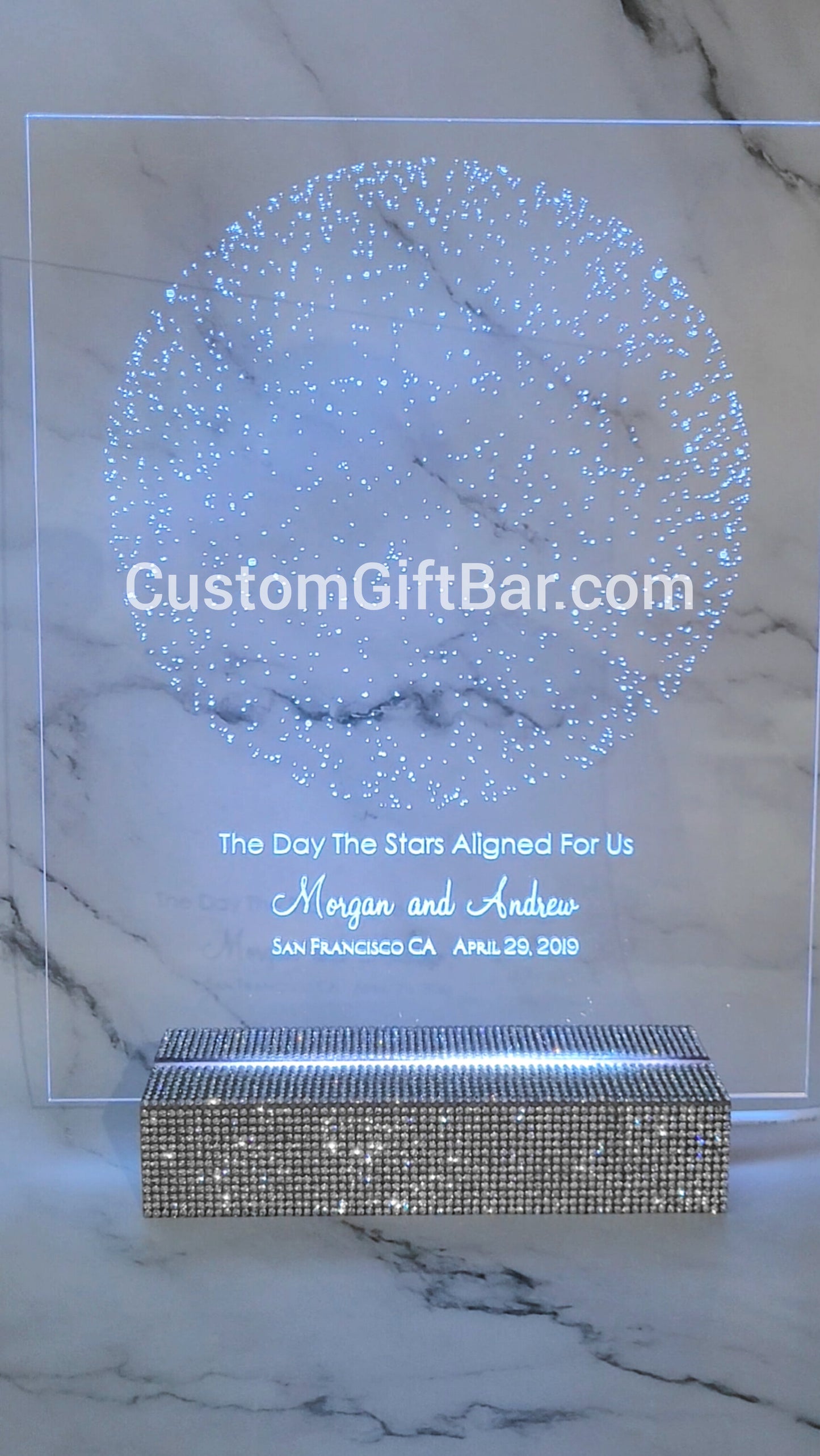 Personalized Star Map LED Night Light