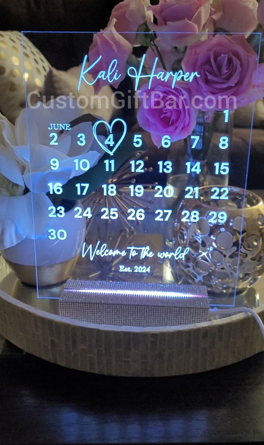 Custom Special Date LED Sign