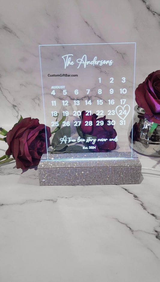 Custom Special Date LED Sign
