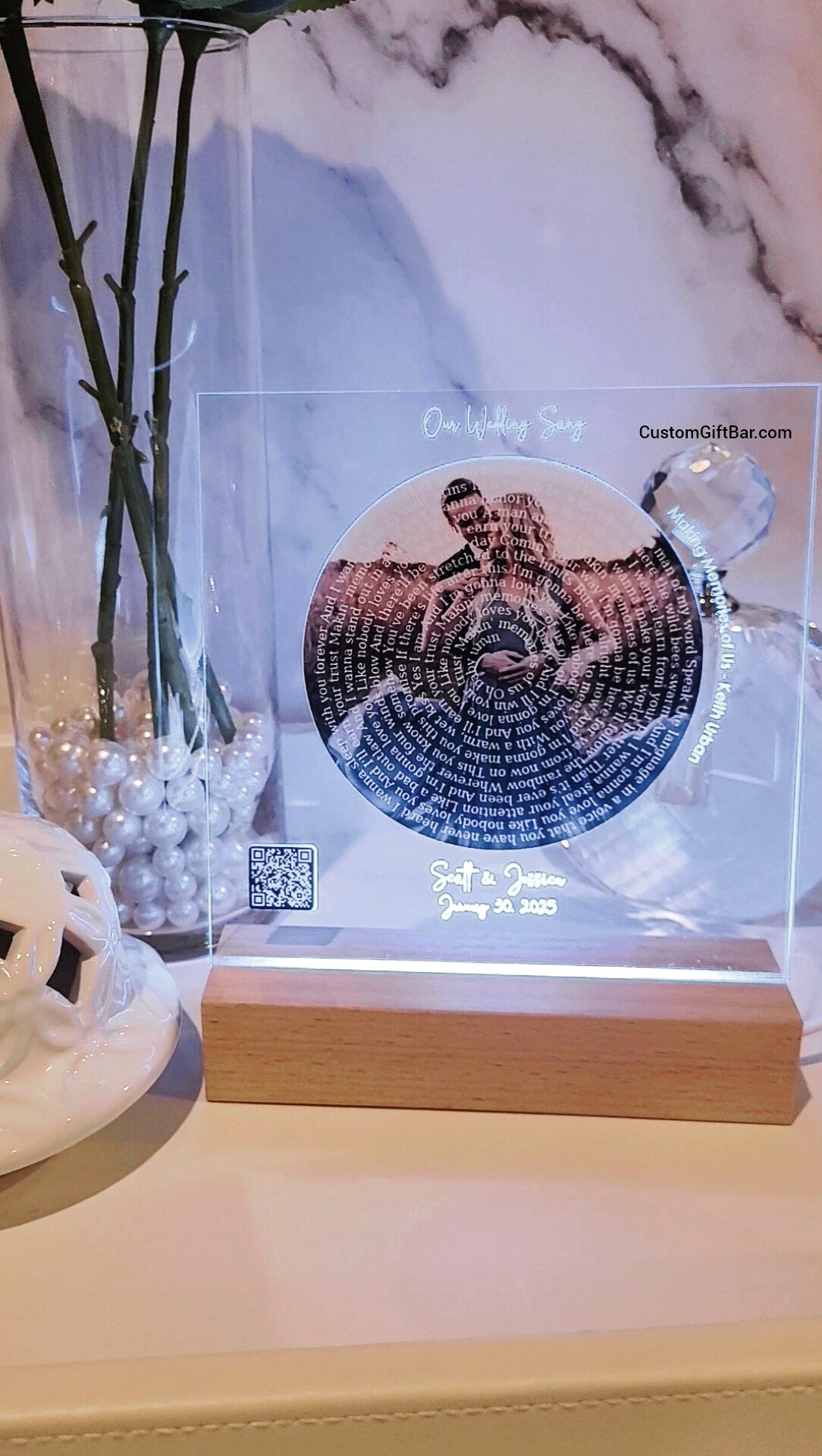 Song Lyrics Photo Light