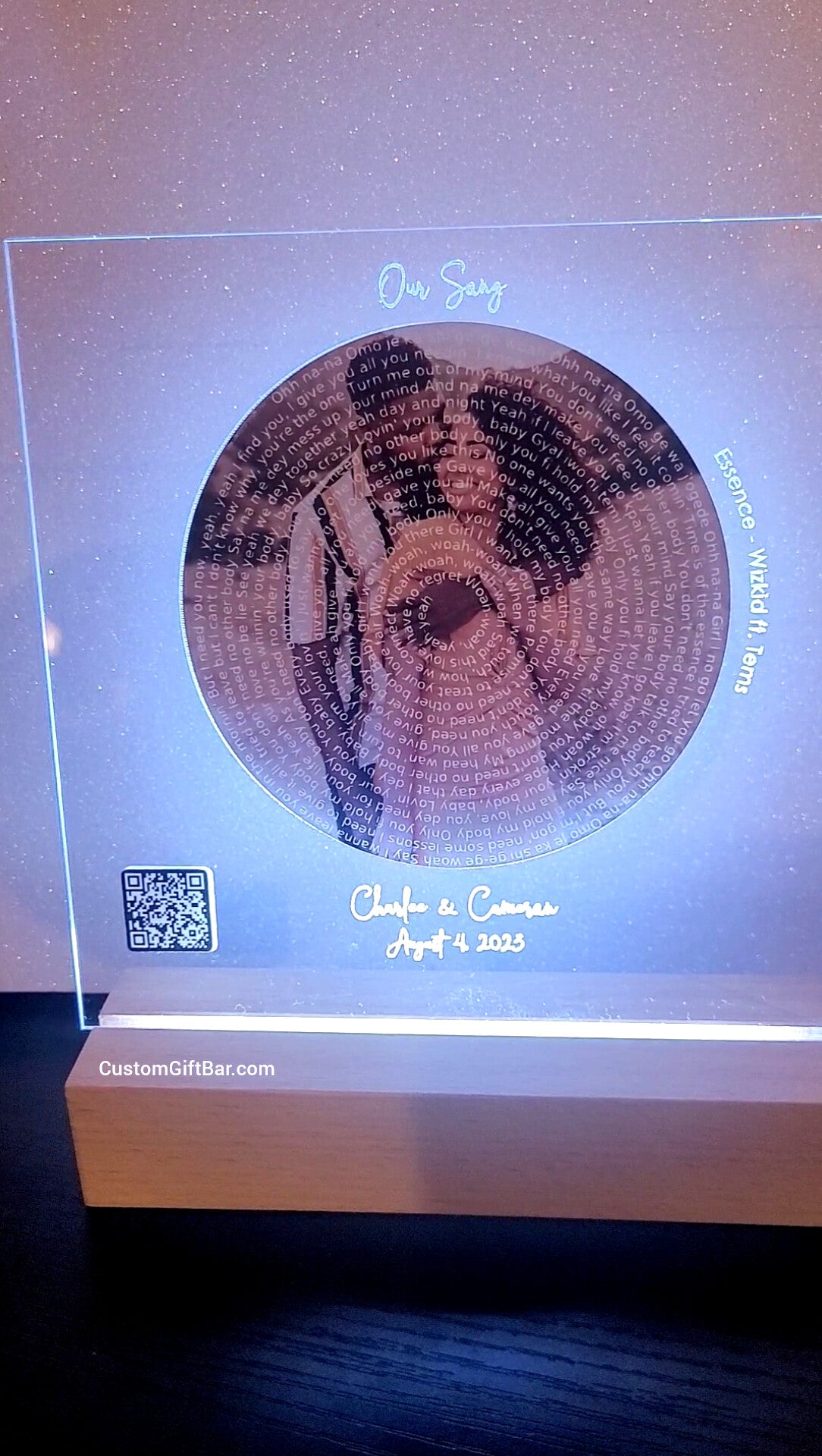 Song Lyrics Photo Light