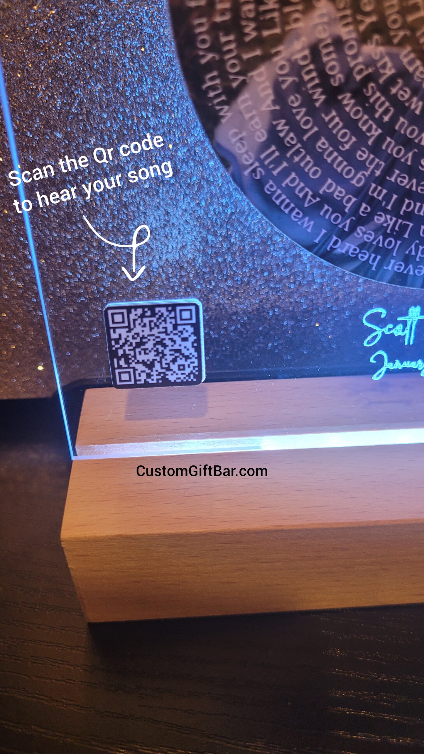 Song Lyrics Photo Light